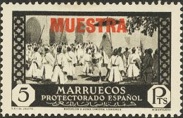 */(*) 134/41Ma, 143/47Ma 1933. Marruecos. Serie Completa, A Falta Del 1 Cts Y 50 Cts. MUESTRA. MAGNIFICA. (Edifil 2013: - Spanisch-Marokko