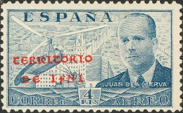 * 15H/P 1941. Ifni. Serie Completa. Sobrecarga TERRITORIO / DE IFNI. MAGNIFICA. (Edifil 2013: 73€) - Ifni