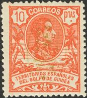 * 72A/84A 1911. Guinea. Serie Completa, A Falta Del 10 Cts Bermellón (Tipo II). MAGNIFICA Y RARA. (Edifil 2012: 8 - Spanish Guinea