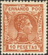 * 152/67 1907. Fernando Poo. Serie Completa. MAGNIFICA. (Edifil 2017: 134€) - Fernando Po