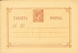 * EP2 1879. Cuba. Entero Postal. 25 Cts Castaño Sobre Entero Postal. MAGNIFICA. (Edifil 2017: 36€) - Kuba (1874-1898)