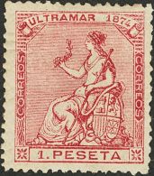 * 27/30 1874. Cuba. Serie Completa, A Falta Del 50 Cts Gris. MAGNIFICA. (Edifil 2017: 416€) - Cuba (1874-1898)