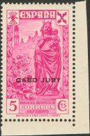 ** 1/6 1938. Cabo Juby. Beneficencia. Serie Completa, Borde De Hoja. MAGNIFICA. (Edifil 2017: 105€) - Kaap Juby