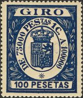 **  1900. España. Fiscal. Serie Completa, Dieciséis Valores, En Azul. SELLOS DE GIRO Y Nº000.000. MAG - Revenue Stamps