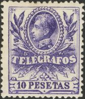 * 39/46 1905. España. Telégrafos. Serie Completa. MAGNIFICA. (Edifil 2017: 340€) - Télégraphe