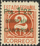 ** 34/36 1937. Canarias. Serie Completa. MAGNIFICA. (Edifil 2017: 34,25€) - Sonstige & Ohne Zuordnung