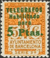 * 4/8 1934. España. Barcelona-Telégrafos. Serie Completa. MAGNIFICA. (Edifil 2017: 127€) - Barcelone