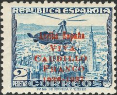 * 1/16 1937. Emisiones Locales Patrióticas. Santander. Serie Completa, A Falta Del 25 Cts Carmín. MAGNIFIC - Nationalist Issues