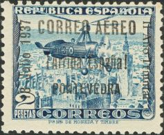 * 28/32 1937. Emisiones Locales Patrióticas. Pontevedra. Serie Completa (conservación Habitual). BONITA Y - Nationalistische Uitgaves