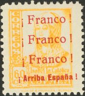 ** NE4/5 1937. Emisiones Locales Patrióticas. Jerez. Serie Completa. NO EMITIDA. MAGNIFICA. (Edifil 2011: 114&eur - Nationalistische Uitgaves