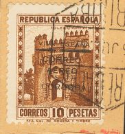 Fragmento 1/9 1937. Emisiones Locales Patrióticas. Córdoba. Serie Completa, En Fragmentos (matasellos A&ea - Nationalistische Ausgaben