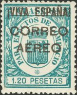 * 54/59, 61/63 1936. Emisiones Locales Patrióticas. Burgos. Serie Completa, A Falta Del 1´20 Sobre 1 Pts Ve - Nationalistische Ausgaben