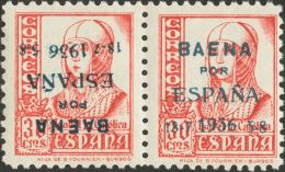 * 11hphi/15hphi 1937. Emisiones Locales Patrióticas. Baena. Serie Completa (a Falta Del Valor Complementario De 1 - Nationalistische Ausgaben