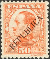 * 18/28 1931. Emisiones Locales Republicanas. Barcelona. Serie Completa. MAGNIFICA. (Edifil 2011: 30€) - Republikeinse Uitgaven