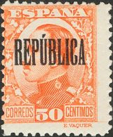 * 5/17hea 1931. Emisiones Locales Republicanas. Barcelona. Serie Completa (a Del Falta De Los Edifil Nº10 Y 17). Va - Emissions Républicaines