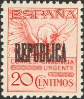 * 5/17 1931. Emisiones Locales Republicanas. Barcelona. Serie Completa. MAGNIFICA. (Edifil 2011: 35€) - Republikeinse Uitgaven