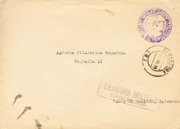 Sobre  1939. Guerra Civil. Bando Nacional. BARCELONA A PALMA DE MALLORCA. Marca CARTERIA DE BARCELONA / APARTADO OFICIAL - Other & Unclassified