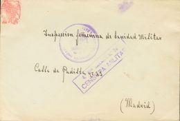 Sobre  1939. Guerra Civil. Bando Nacional. Dirigida A MADRID. Marca REGIMIENTO INFANTERIA AMERICA Nº23 / 4º BA - Andere & Zonder Classificatie