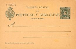 (*) EP43 1903. España. Entero Postal. 5 Cts Verde Azulado Sobre Tarjeta Entero Postal. MAGNIFICA. (Edifil 2017: 4 - Autres & Non Classés