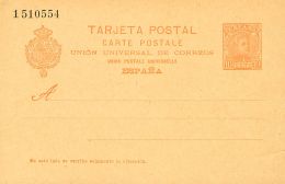 (*) EP42 1902. España. Entero Postal. 10 Cts Naranja Sobre Tarjeta Entero Postal. MAGNIFICA. (Edifil 2017: 128&eu - Autres & Non Classés