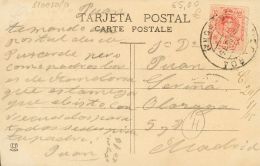 Sobre 269 1915. Andorra. 10 Cts Rojo. Tarjeta Postal De PUIGCERDA A MADRID, Con Motivo De Andorra. MAGNIFICA. - Andere & Zonder Classificatie