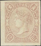 (*) 73 1865. España. 2 Reales Lila. Color Muy Intenso. PIEZA DE LUJO. (Edifil 2017: 570€) - Other & Unclassified