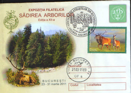 Romania - Occasional Envelope 2011 - Trees - Philatelic Exhibition - Tree Planting ,The XIIth Edition - Trees