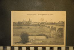 CP, 03, MOULINS, Le Pont Régemortes Sur L'allier , - Moulins