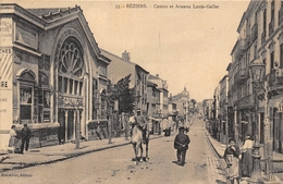 34-BEZIERS- CASINO ET AVENUE LOUIS-GALLET - Beziers