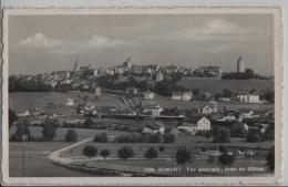 Romont - Vue Generale, Prise De Billens - Photo: Paul Savigny No. 1142 - Romont