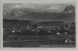 Romont - Vue Generale - Vanil Noir Et Moleson - Photo: Paul Savigny No. 258 - Romont