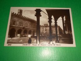 Cartolina Cremona - Piazza Del Comune E Portici Del Duomo 1920 Ca - Cremona