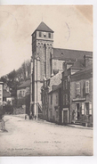 CPA.53.Chailland.L'Eglise.animé Personnages Postes Et Télégraphes - Chailland