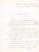 1840 - BAGNE DE ROCHEFORT (17) L.A.S. D'un Bagnard Adressée à M. DARTIGAUX Maire De CASTELNAU (64) - Historische Documenten