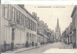 PAS DE CALAIS - 62 - HONDSCHOOTE - La Rue De L'Ouest - Hondshoote