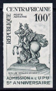 Centrafrica 1965, 5th Admission To UPU, Horse, 1val IMPERFORATED - UPU (Union Postale Universelle)