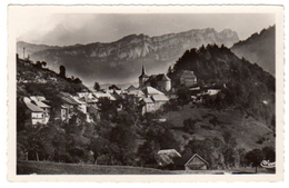 CPSM - Le Chatelard, Savoie (73) - Le Village, Le Massif Des Bauges, L'Arcusaz (2086m) - Le Chatelard