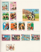 CUBA 1984 OLYMPIC GAMES OI LOS ANGELES + 1986 13  STAMPS MNH + MINISHEET  BLOCK MNH SPORT - Neufs
