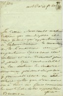 GARAT Dominique Joseph, Comte (1749-1833), Avocat Et Homme Politique, De L'Académie Française. - Autres & Non Classés