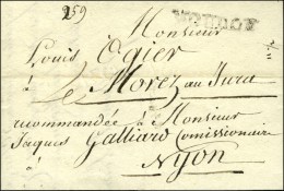 MOUDON Sur Lettre Avec Texte Daté 1816. - TB. - Andere & Zonder Classificatie