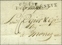 Lettre Avec Texte Daté De Carrouge. Au Recto, GENEVE + GENEVE / PAR FERNEY. 1816. - TB. - Autres & Non Classés