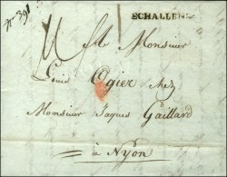 ECHALLENS Sur Lettre Avec Texte Daté 1815. - TB / SUP. - R. - Andere & Zonder Classificatie
