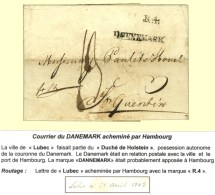 Lettre Avec Texte Daté De Lübeck Le 21 Avril 1803 Acheminée Par Hambourg Pour St Quentin. La... - Andere & Zonder Classificatie