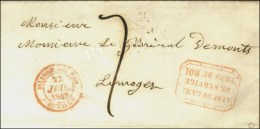 Càd Rouge MAISON DU ROI / NEUILLY (S. N° 4565) + MP Encadrée AIDE DE CAMP / DE SERVICE / PRES DU... - Frankobriefe