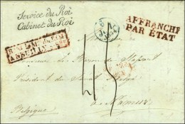 Service Du Roi / Cabinet Du Roi (S. N° 4568) + Bau DE LA Mon DU ROI / A NEUILLY-S-Sne Rouge (S. N° 4566)... - Civil Frank Covers