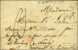 GU STROW 6 MARZ Sur Lettre Avec Superbe Texte Historique Daté De Gustrow Le 6 Février 1812. TB / SUP.... - Army Postmarks (before 1900)