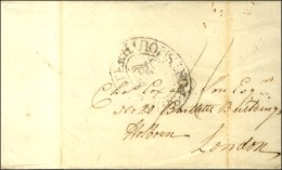 Cachet SHIP LETTER / PORTSMOUTH Sur Lettre Avec Texte Daté '' HM Ship Ajax At Sea Off Toulon August 24 1810... - Army Postmarks (before 1900)