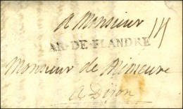 AR.DE.FLANDRE Sur Lettre Avec Texte Daté '' Au Camp De St Amand Le 21 Septembre 1706 ''. - TB / SUP. - R. - Armeestempel (vor 1900)
