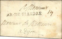 AR.DE.FLANDRE Sur Lettre Avec Texte Daté Au Camp De Kenvain Le 22 Octobre 1706. -SUP. - R. - Marques D'armée (avant 1900)