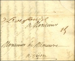 '' De L De Flandre '' Sur Lettre Avec Texte Daté '' Au Camp De Fregberg Le 26 Septembre 1705 ''. - TB. - R. - Armeestempel (vor 1900)